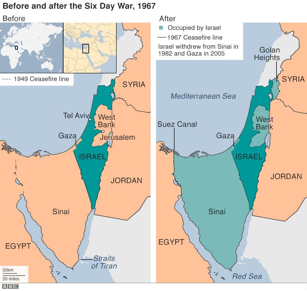 Before and After the Six Day War